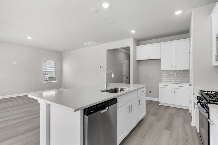 Furnished interior view inside a new home in Waterside - Coastline Series, Longs (Image 5).