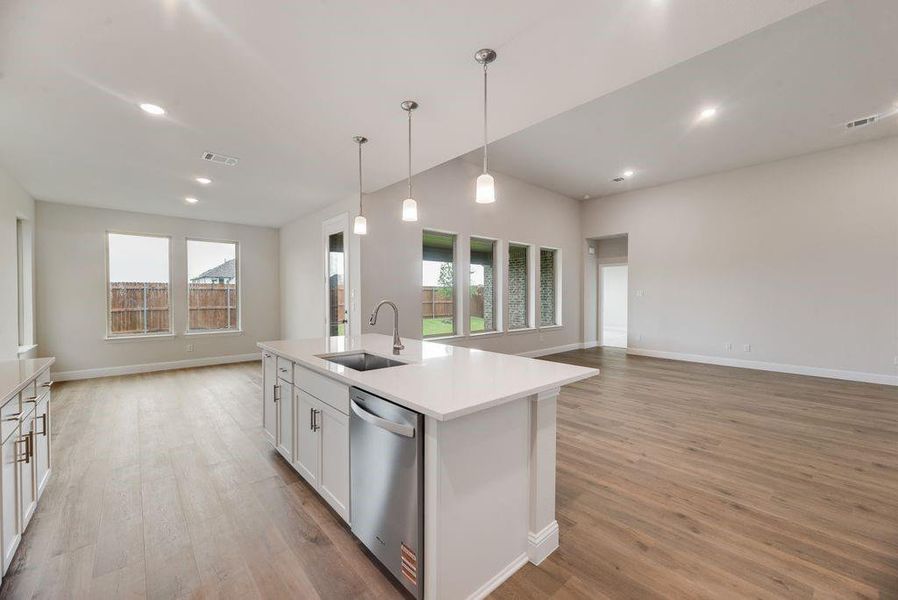 Furnished interior view inside a new home in Sutton Fields, Celina (Image 6). Furnished interior view inside a new home in Sutton Fields, Celina (Image 6).