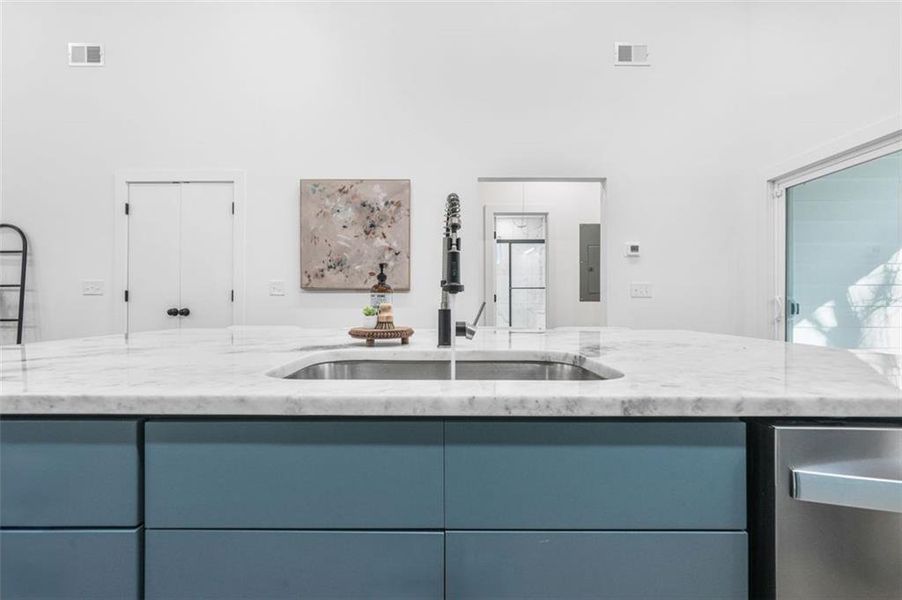 Close-up of interior finishes inside a home in , Atlanta (Image 23).