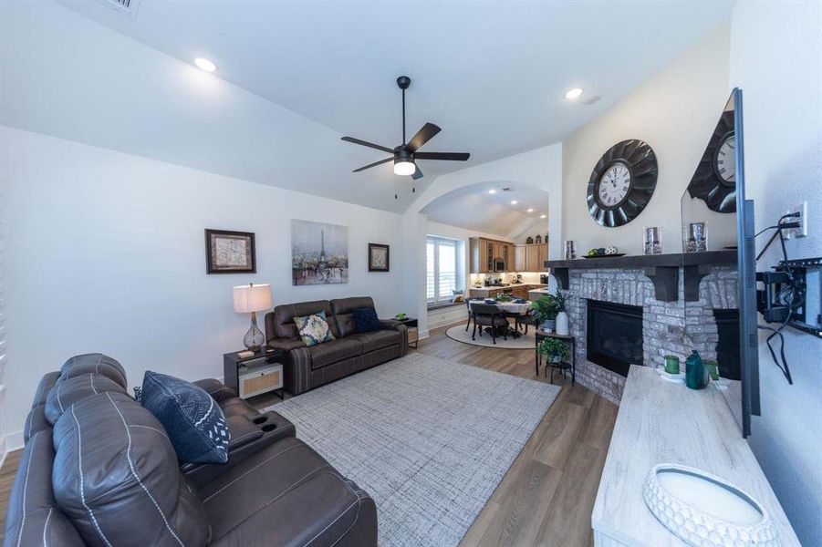 Furnished interior view inside a new home in , Denison (Image 16). Furnished interior view inside a new home in , Denison (Image 16).