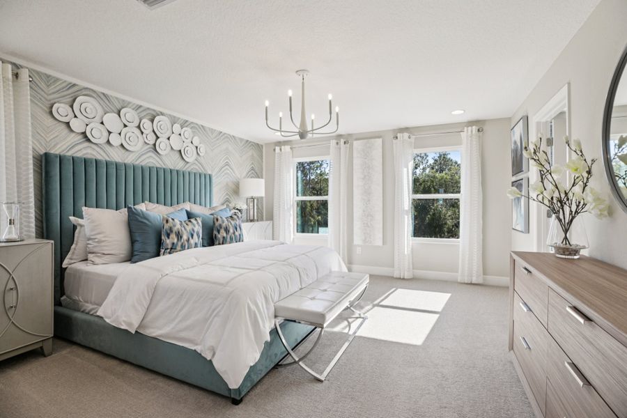 Representative furnished interior of a home built from the Palmer Executive by Risewell Homes in Bargrove Estates, Mount Dora (Image 14).