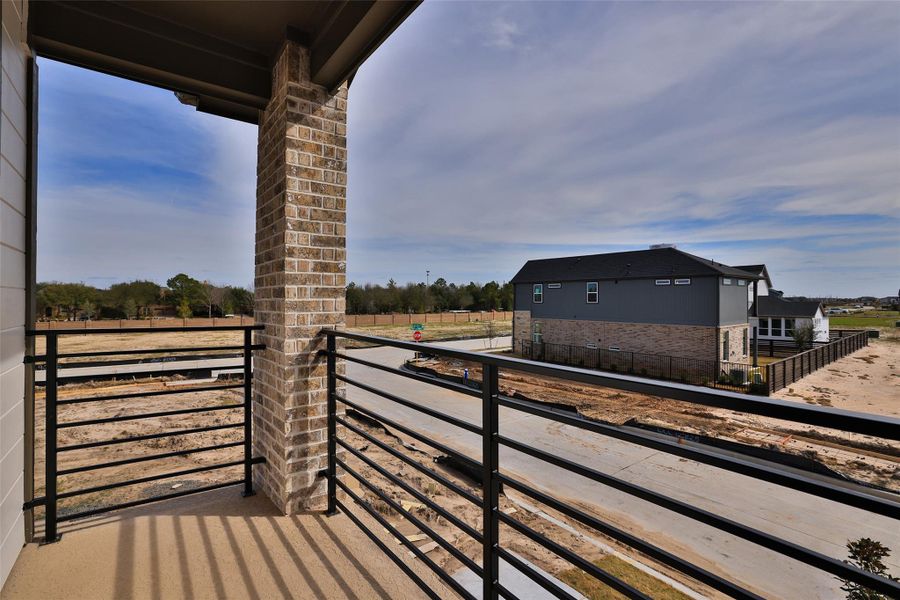 Exterior details and patio area of a home in Bridgeland Central, Cypress (Image 25).