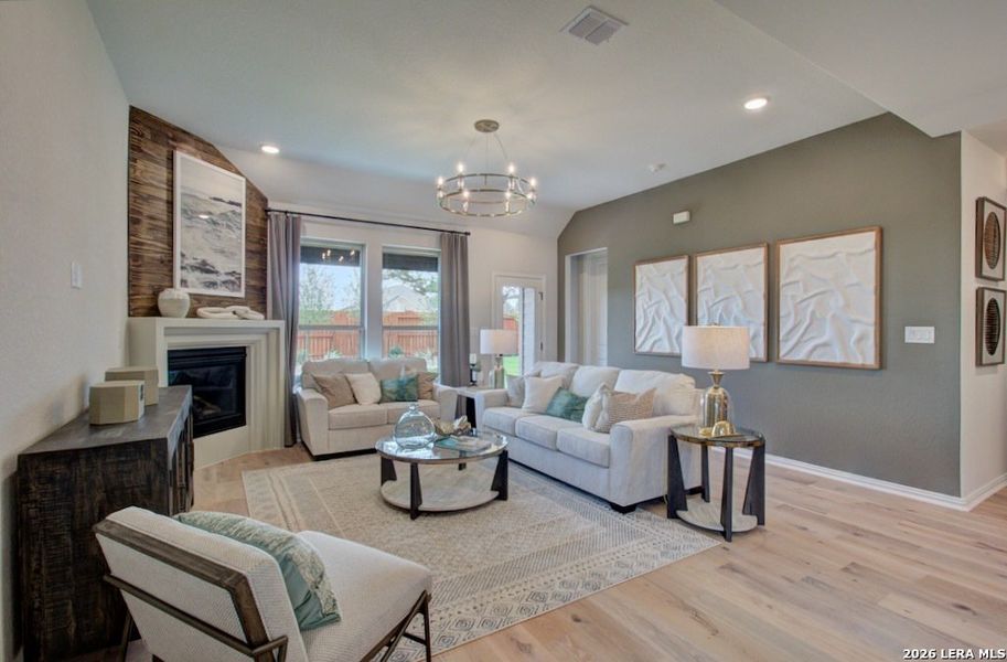 Furnished interior view inside a new home in Sunflower Ridge, New Braunfels (Image 17). Furnished interior view inside a new home in Sunflower Ridge, New Braunfels (Image 17).