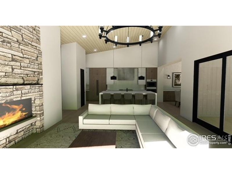 Furnished interior view inside a new home in , Evergreen (Image 6).