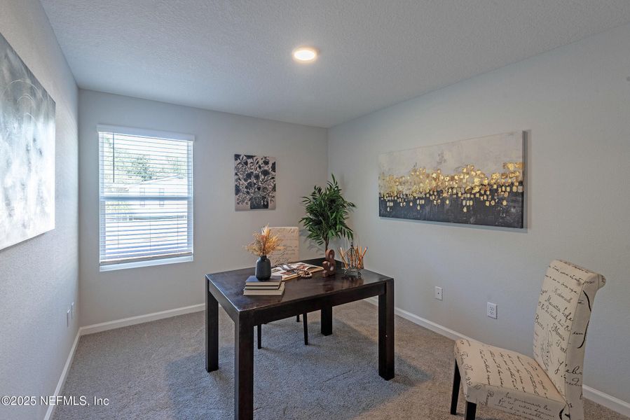 Furnished interior view inside a new home in , Jacksonville (Image 28). Furnished interior view inside a new home in , Jacksonville (Image 28).