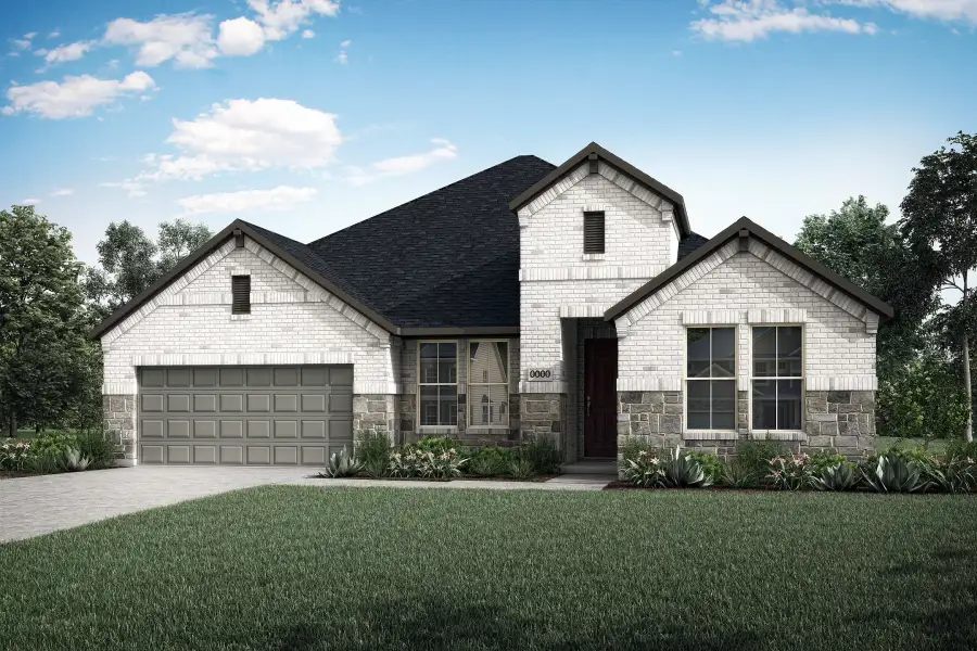 Representative exterior photo of a completed home built from the Brayden by Tri Pointe Homes in LaPrelle, Haslet, TX (Image 2). Representative exterior photo of a completed home built from the Brayden by Tri Pointe Homes in LaPrelle, Haslet, TX (Image 2).