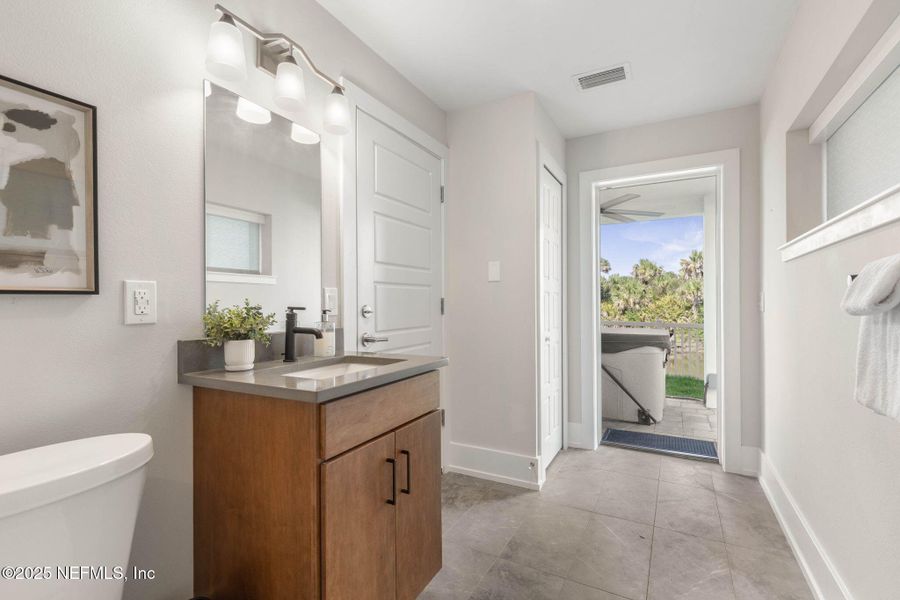 Furnished interior view inside a new home in , Palm Coast (Image 32).