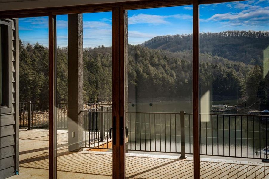 Exterior details and patio area of a home in , Blue Ridge (Image 29).