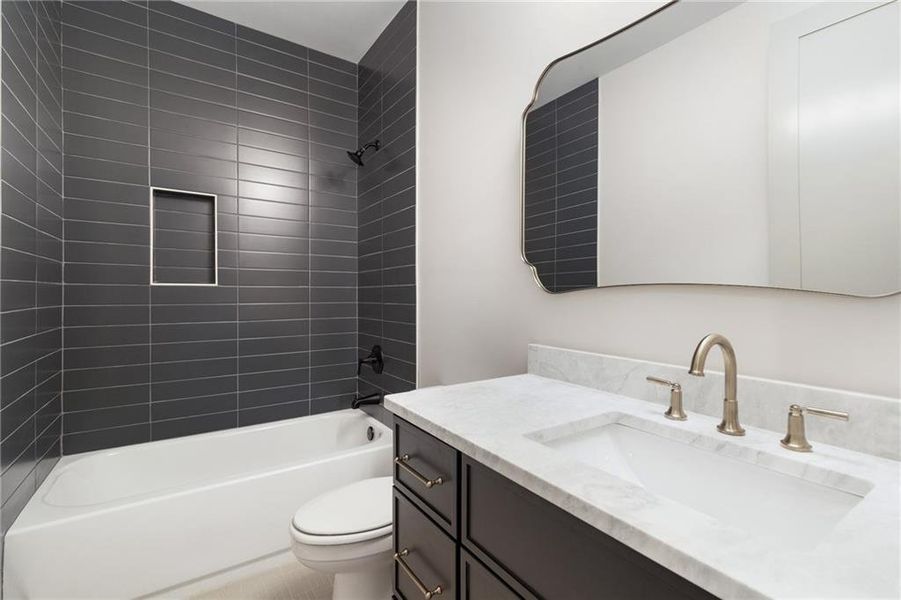 Furnished interior view inside a new home in , Atlanta (Image 34).