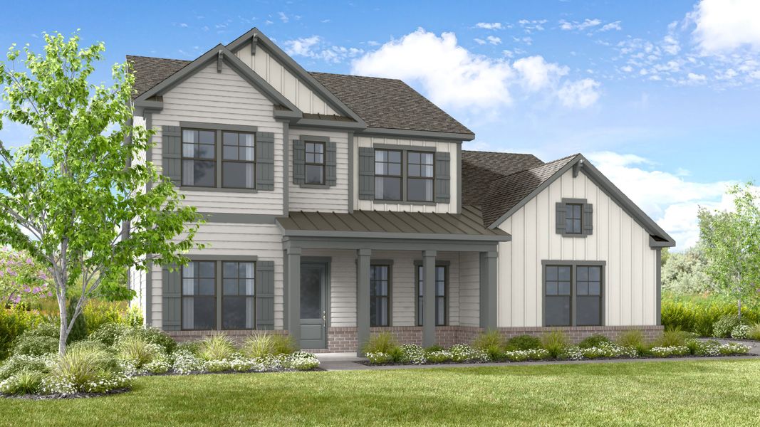 Front exterior of a home in the Wayt Farm community, located in Cumming, GA (Image 14).