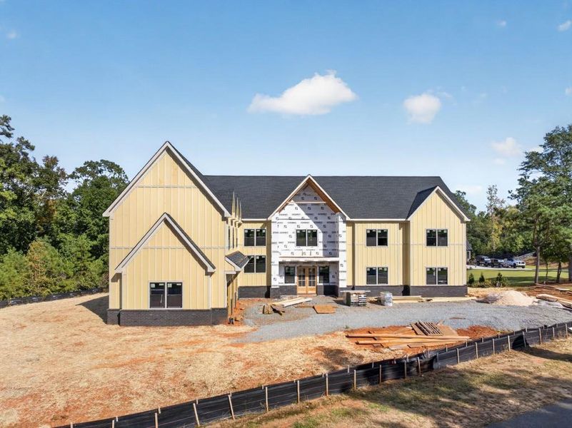 In-progress construction of a new home in , Monticello, GA (Image 33).