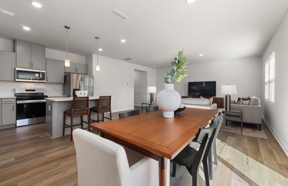 Furnished interior view inside a new home in Carpenter Falls, Durham (Image 4).