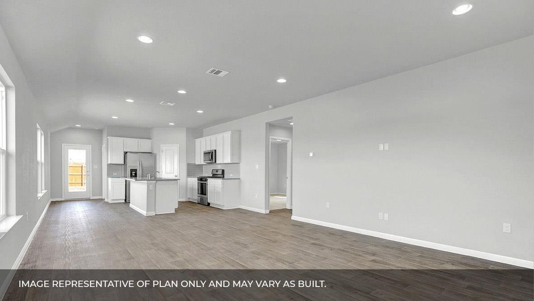 Spacious, unfurnished interior of a new home in Southgrove, Kyle (Image 16).