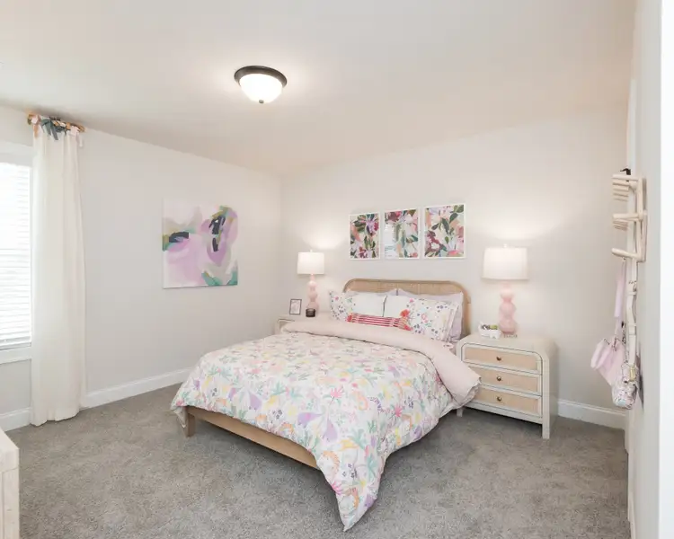 The Oakley features four secondary bedrooms.