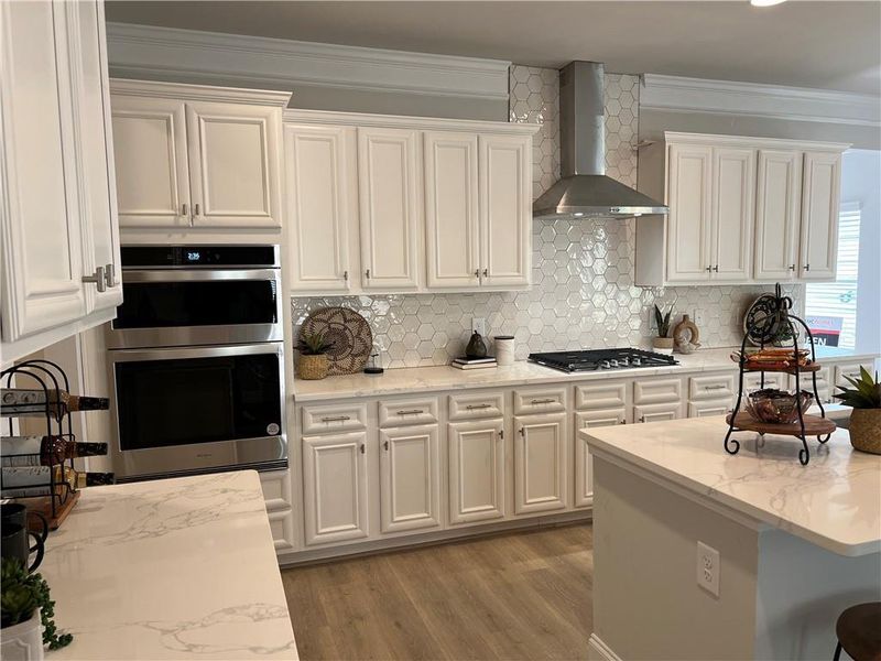 Furnished interior view inside a new home in The Village at Maple Street, Dawsonville (Image 8).