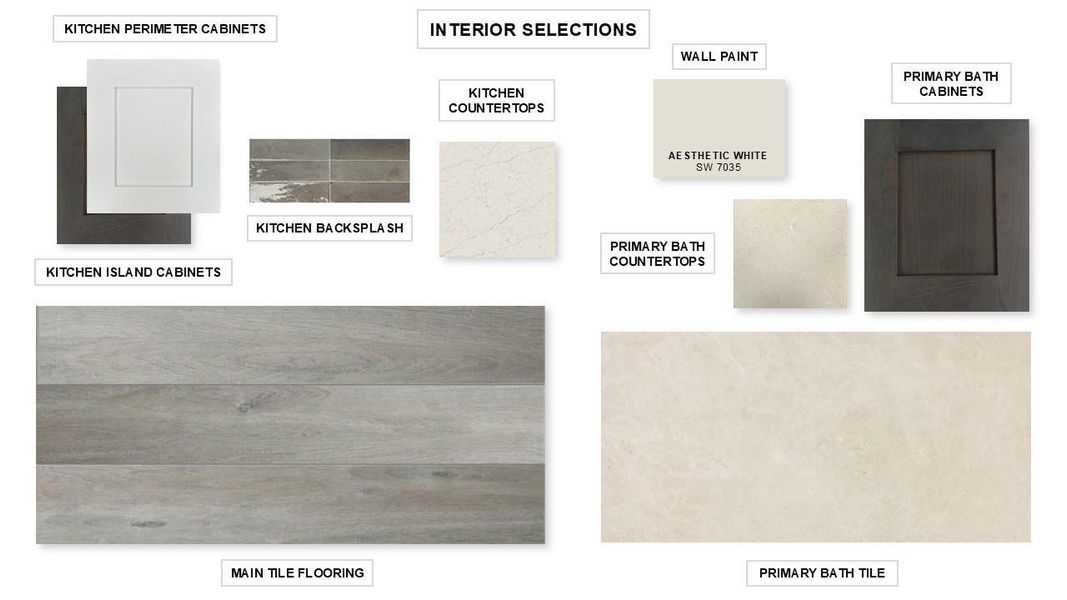 Sample of building materials used in homes in Elyson 55', Katy (Image 15).