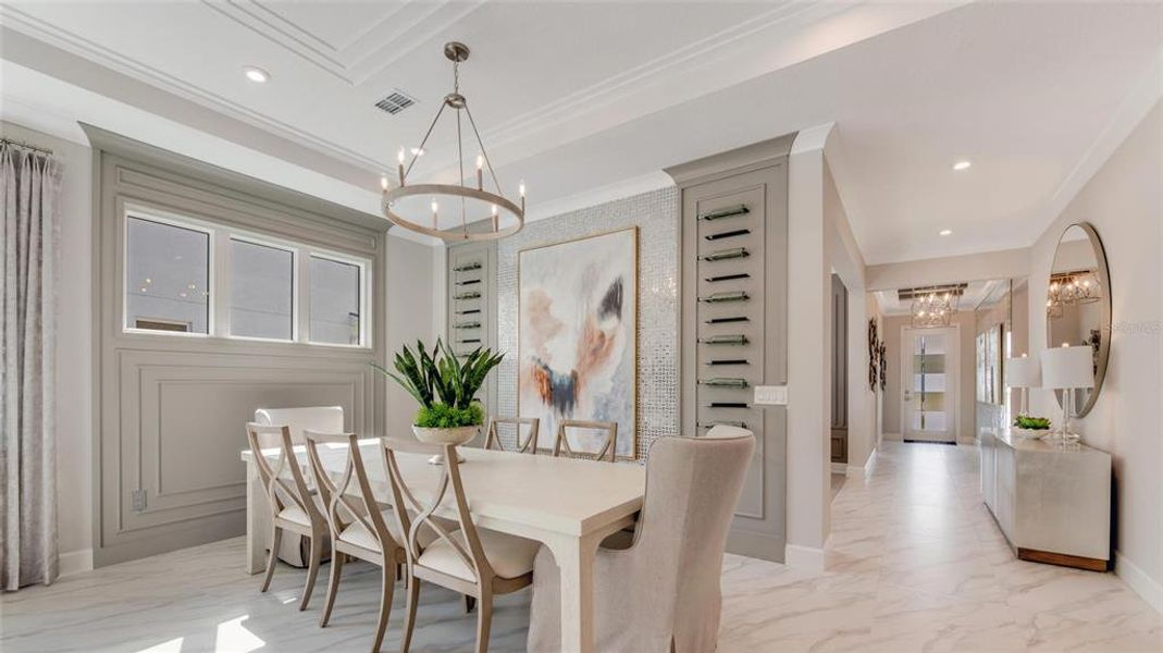 Furnished interior view inside a new home in Cresswind DeLand, Deland (Image 16).