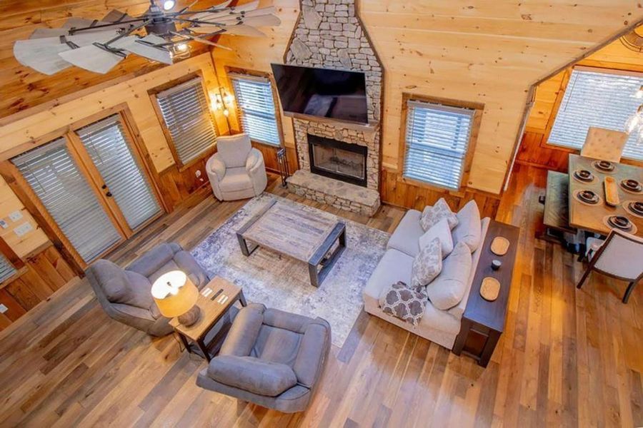 Furnished interior view inside a new home in , Blue Ridge (Image 17).