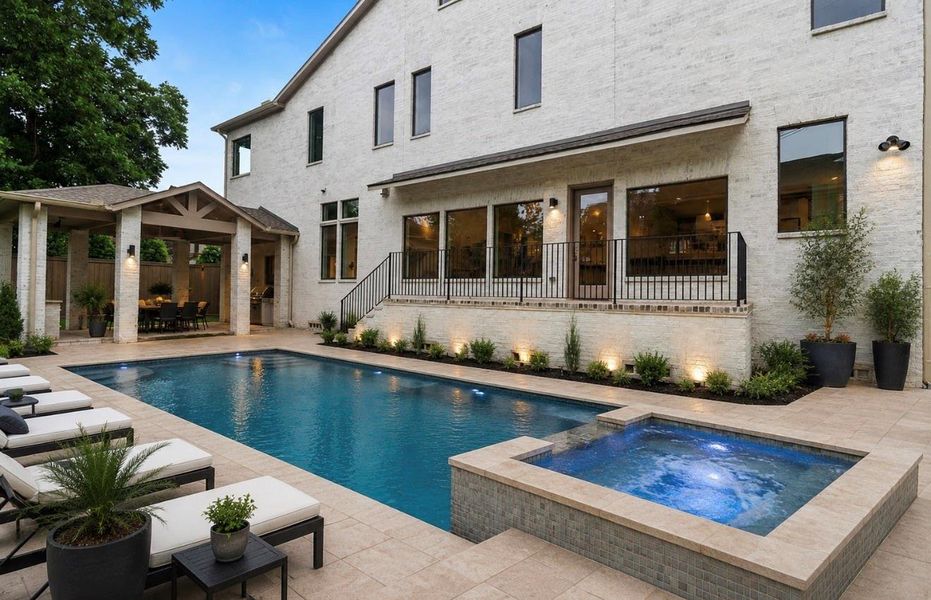 Pool ready - This backyard can accommodate a large pool and spa. Virtual rendering of pool and spa this image does not represent property as is