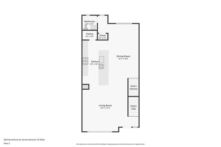 2nd floor Room layout