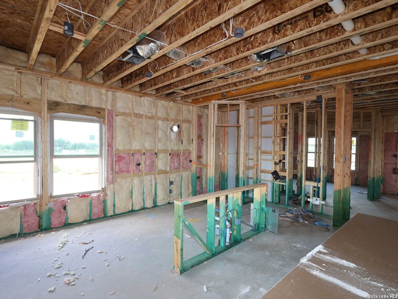 In-progress construction of a new home in Hickory Ridge, Elmendorf, TX (Image 29).