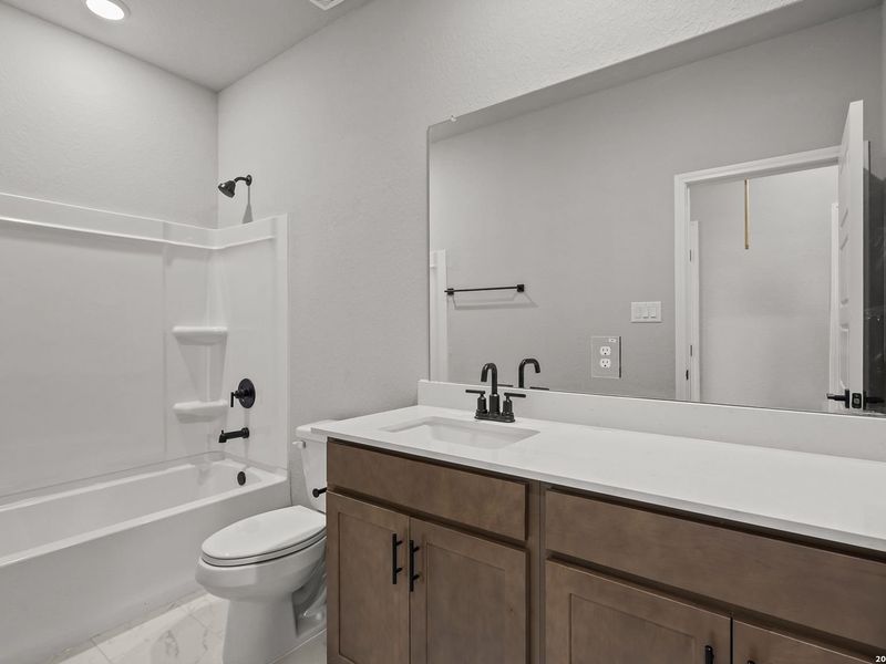 Furnished interior view inside a new home in Horizon Pointe, Converse (Image 14).