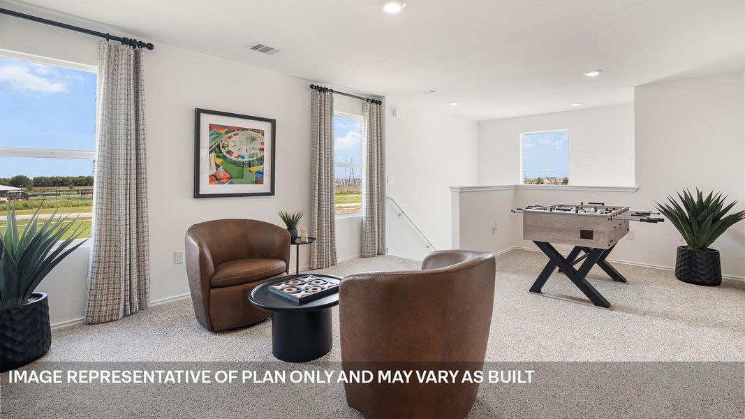 Furnished interior view inside a new home in Talavera, Kyle (Image 35).