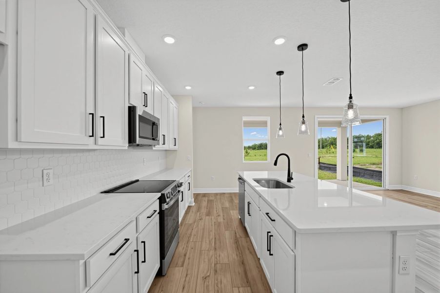 Furnished interior view inside a new home in Trailside, Mount Dora (Image 7). Furnished interior view inside a new home in Trailside, Mount Dora (Image 7).
