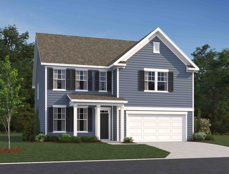 Representative exterior photo of a completed home built from the Savoy by Ashton Woods in Willow Landing, Mount Juliet, TN (Image 15).