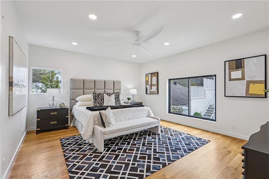 Furnished interior view inside a new home in , Atlanta (Image 18).
