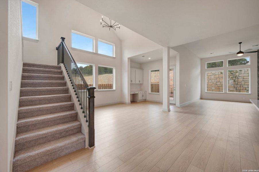Spacious, unfurnished interior of a new home in Windsong - Legacy Series, Boerne (Image 30).