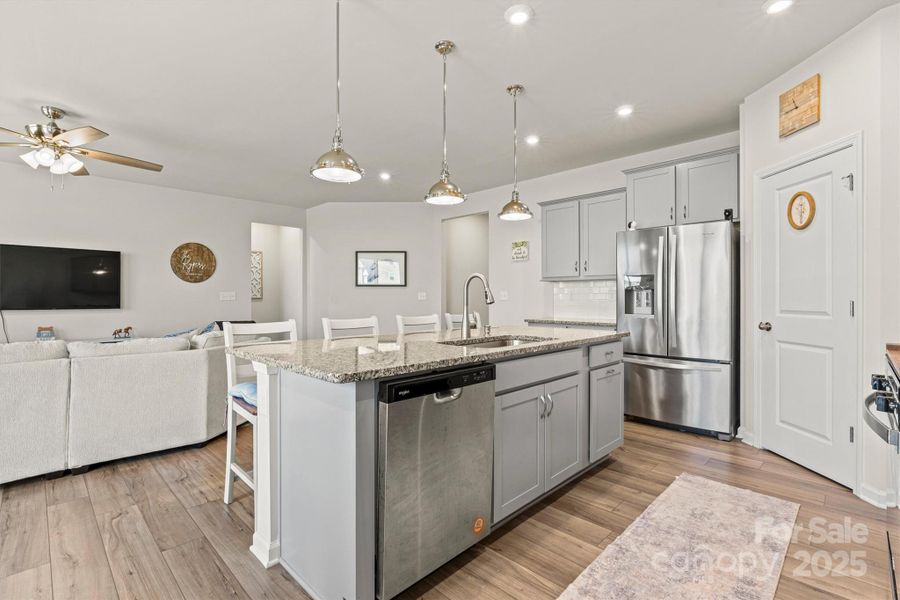 Furnished interior view inside a new home in Waxhaw Landing, Monroe (Image 27).