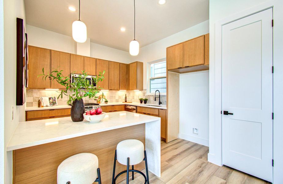 Furnished interior view inside a new home in , Houston (Image 17).