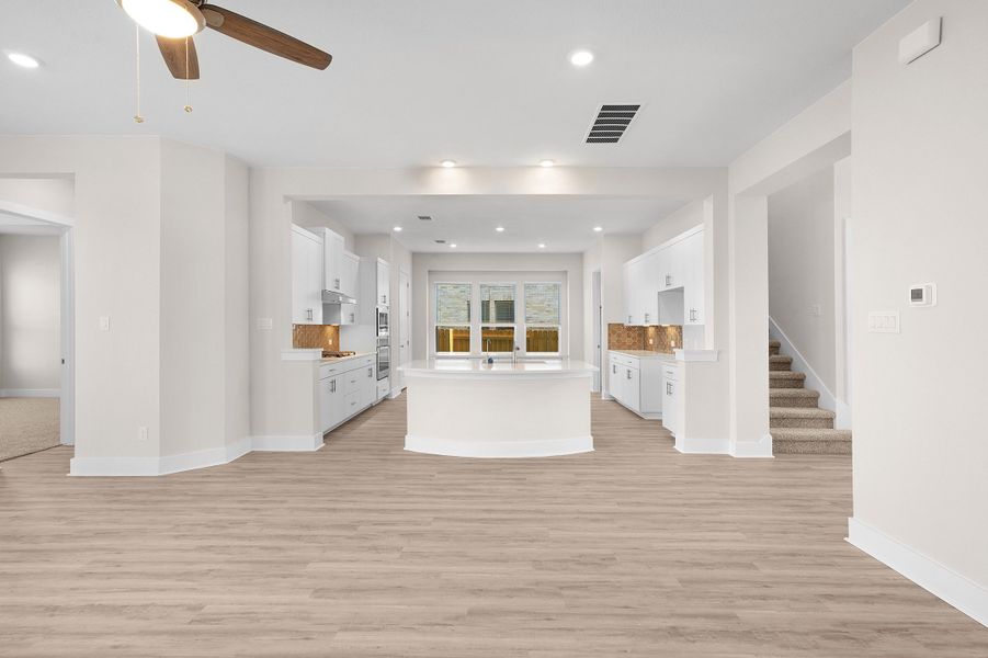 Spacious, unfurnished interior of a new home in Lariat, Liberty Hill (Image 68). Spacious, unfurnished interior of a new home in Lariat, Liberty Hill (Image 68).
