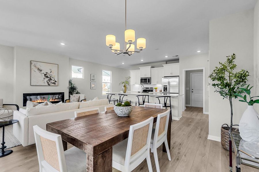 Furnished interior view inside a new home in Pineland Preserve, Summerville (Image 17).