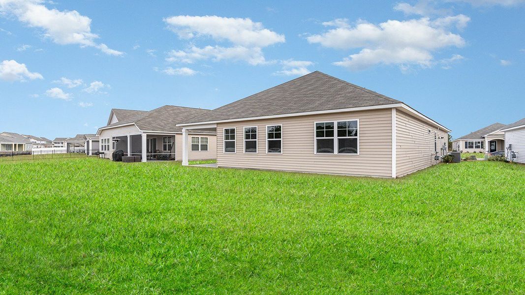 Representative exterior details of a home built from the DARBY by D.R. Horton in Waterbridge, Myrtle Beach (Image 3).