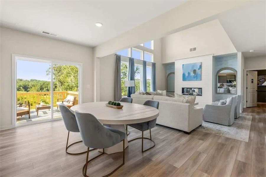 Furnished interior view inside a new home in Brookshire Manor, Canton (Image 6).