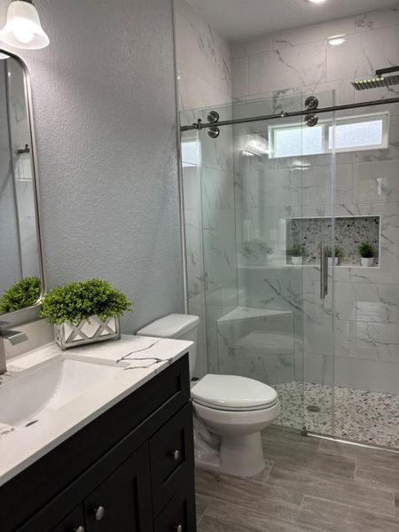 Furnished interior view inside a new home in , Willis (Image 9).