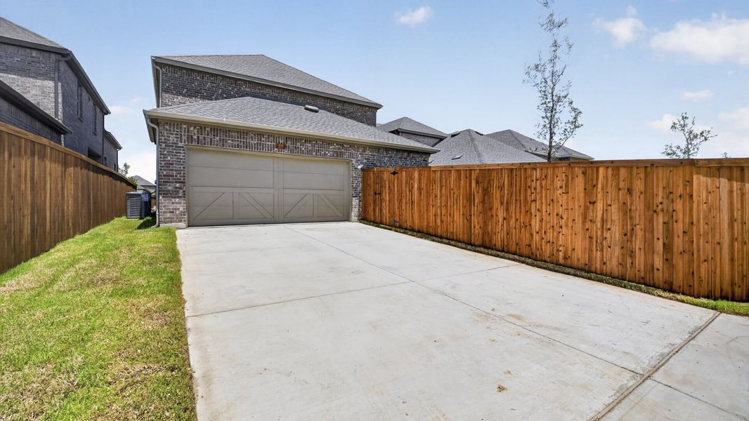 Exterior details and patio area of a home in Lilybrooke at Legacy Hills, Celina (Image 3).