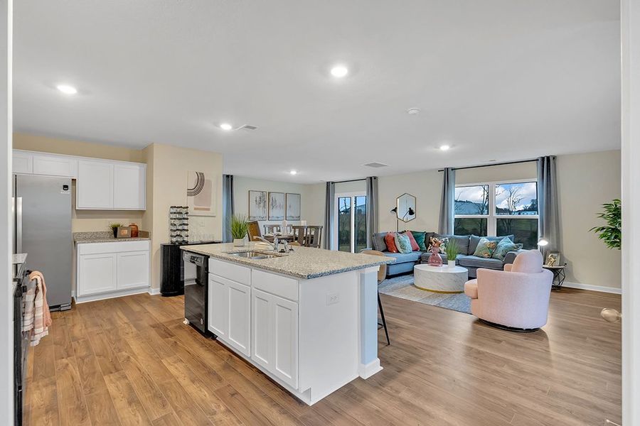 Representative furnished interior of a home built from the Elston by D.R. Horton in Johnson Farms, Greeneville (Image 5).