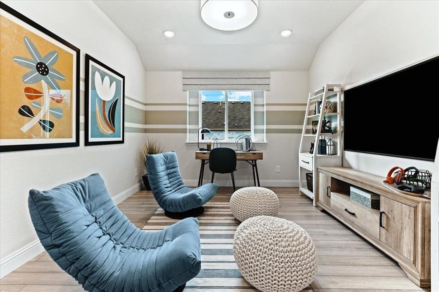 Furnished interior view inside a new home in Walden Pond West, Forney (Image 21).