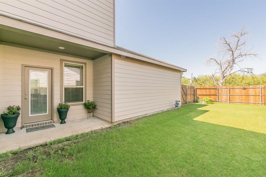 Front exterior of a new home in Palmilla Springs 50s Sales Phase 2, Fort Worth, TX, highlighting curb appeal (Image 24).