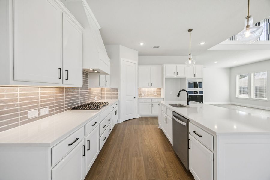 Furnished interior view inside a new home in Painted Tree Lakeside, McKinney (Image 8).