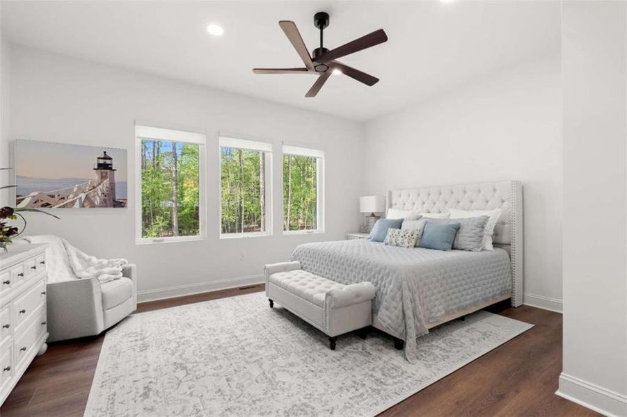 Furnished interior view inside a new home in , Whitesburg (Image 12).