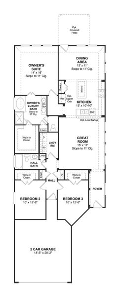 2D floor plan layout for the Jackie II by K. Hovnanian® Homes in The Landing, New Caney, TX (Image 3). 2D floor plan layout for the Jackie II by K. Hovnanian® Homes in The Landing, New Caney, TX (Image 3).