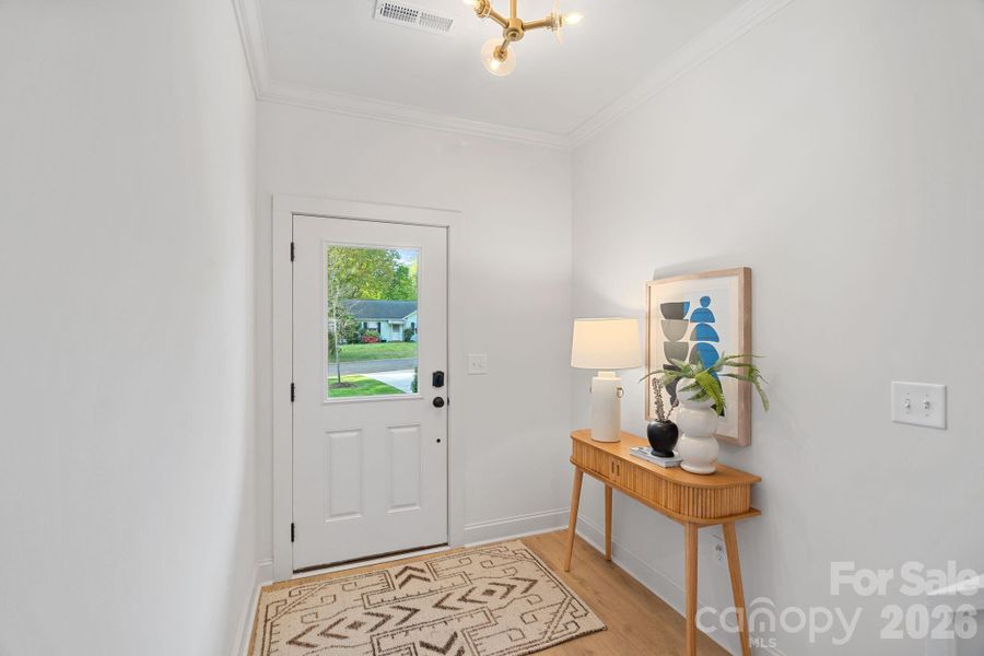 Furnished interior view inside a new home in , Charlotte (Image 5).