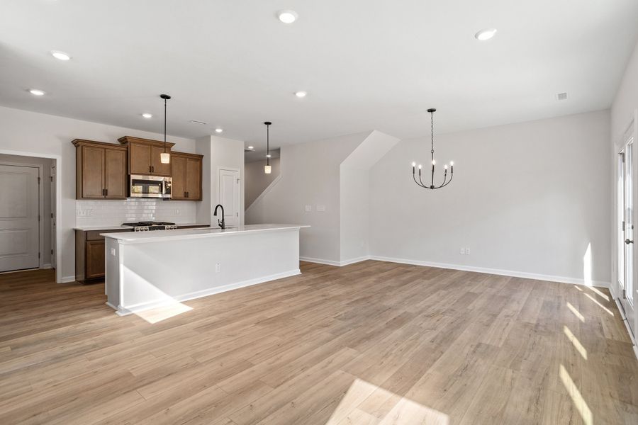 Spacious, unfurnished interior of a new home in Sweetbrier, Durham (Image 17).