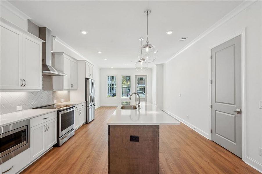 Furnished interior view inside a new home in Waterside Condos, Peachtree Corners (Image 5).