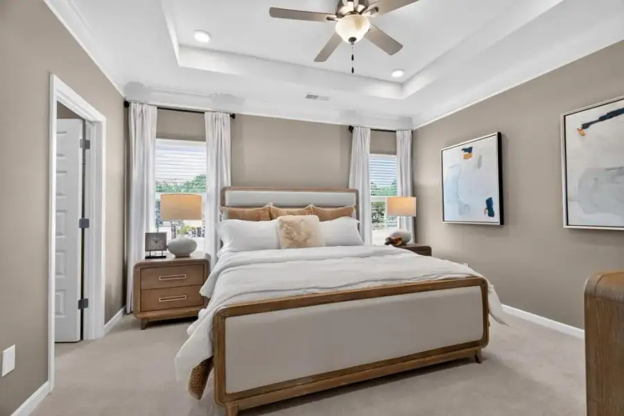 Furnished interior view inside a new home in , Cartersville (Image 25).