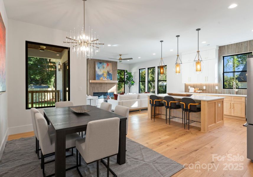 Furnished interior view inside a new home in , Charlotte (Image 39). Furnished interior view inside a new home in , Charlotte (Image 39).